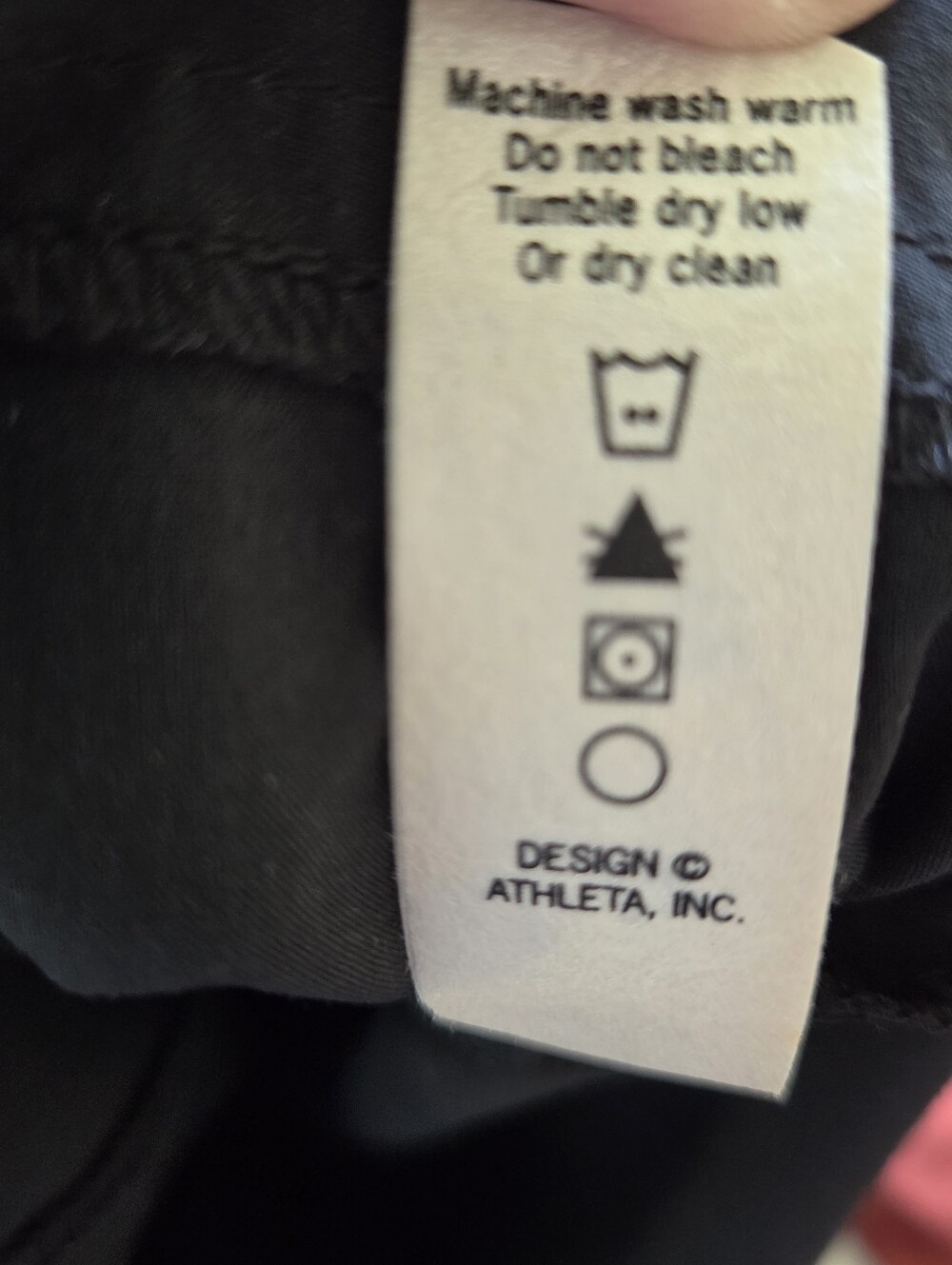 Athleta Black Halter Above the Knee A-Line Dress /Contrast Stitching Size XS - Picture 13 of 13